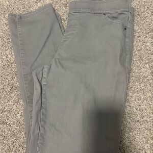 Gray Slim Fit Pants